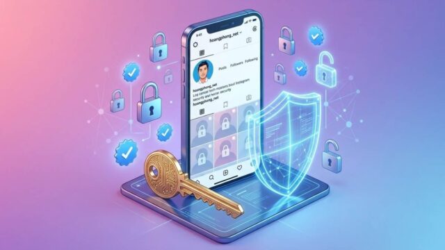 Hình ảnh minh họa cách đổi mật khẩu Instagram và các lớp bảo mật an toàn cho tài khoản