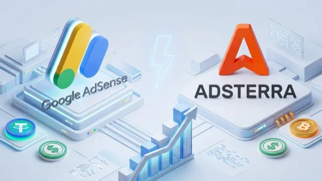 So sánh mạng quảng cáo Adsterra và Google AdSense cho website năm 2026