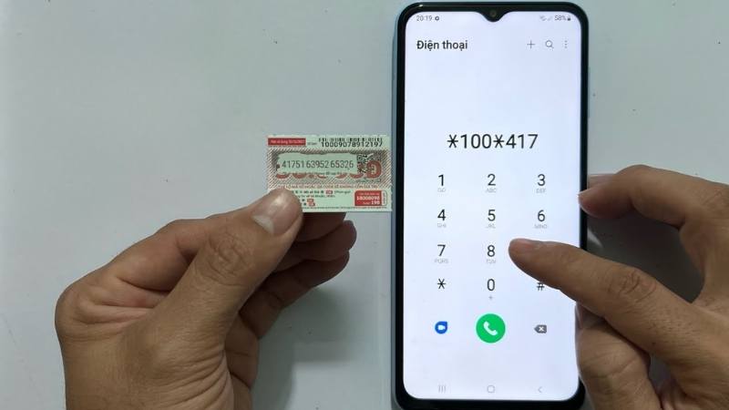 Hướng dẫn thao tác nạp thẻ cào qua USSD bằng cú pháp bấm phím trên điện thoại